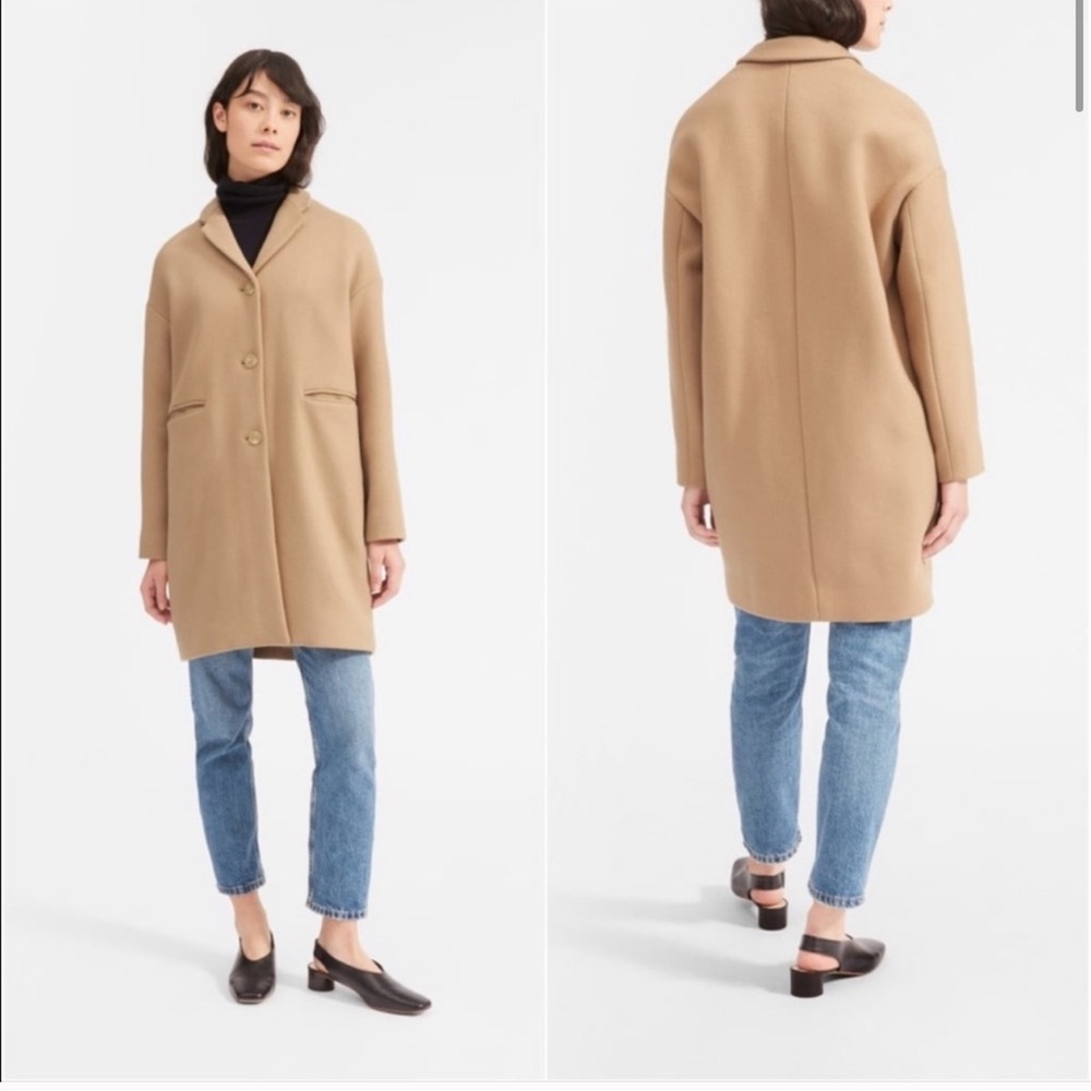 SOLD - Everlane The Cocoon Coat in Camel - Picture 2 of 8